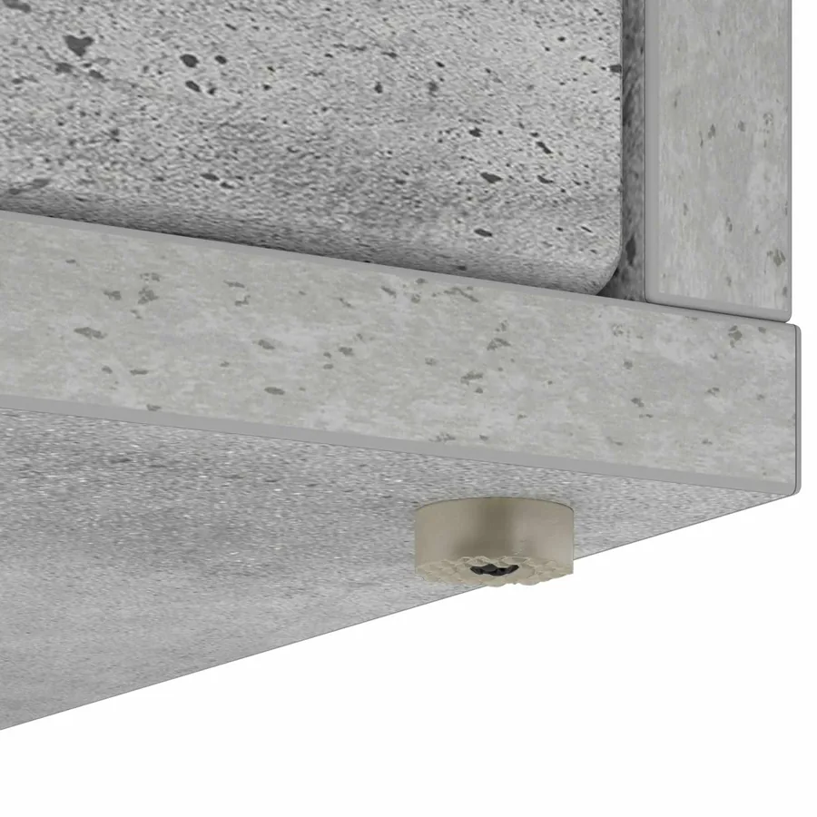 Maison pour chat Béton 42,5 x 40 x 53,5 cm Bois d'ingénierie - 9