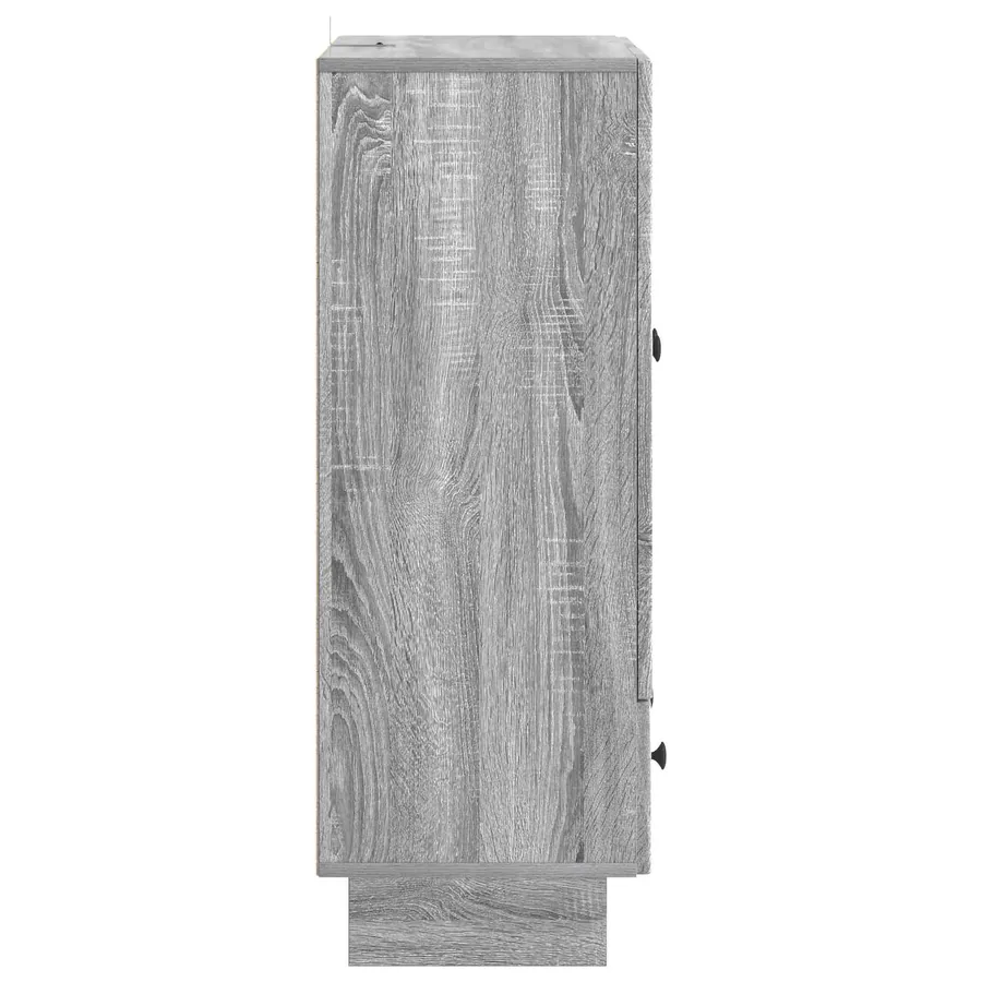 Buffet Gris Sonoma 66 x 34,5 x 95 cm Bois d’ingénierie - 7