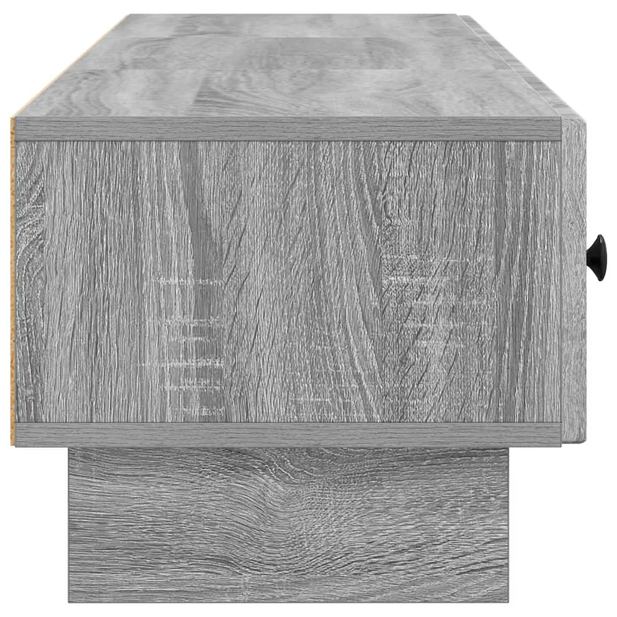 Meuble TV Sonoma gris 147 x 34,5 x 30 cm Bois d'ingénierie - 7