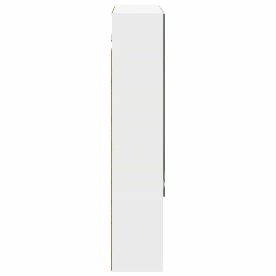 Armoire Miroir de Salle de Bain Blanc 60 x 14.5 x 70 cm - 7