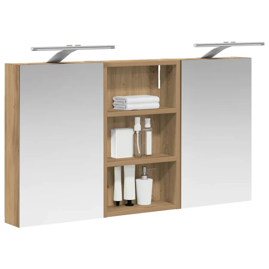 Ensemble de Meubles de Salle de Bain 3 pc 90 x 10,5 x 50 cm - 3