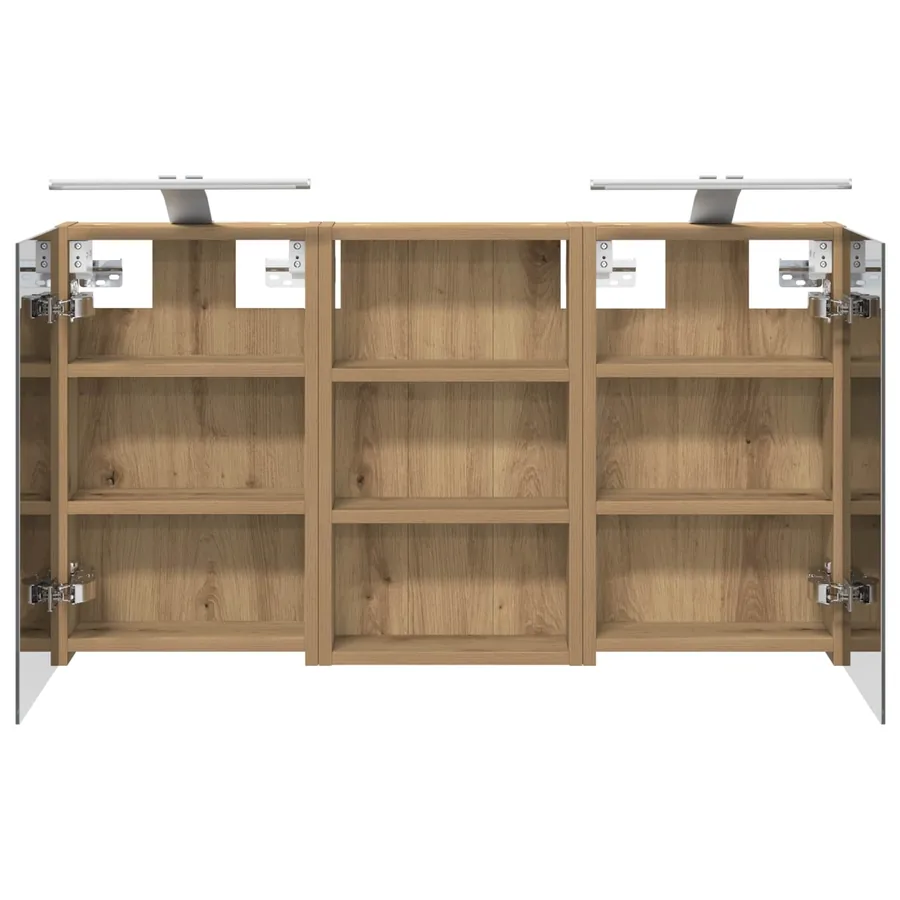 Ensemble de Meubles de Salle de Bain 3 pc 90 x 10,5 x 50 cm - 7