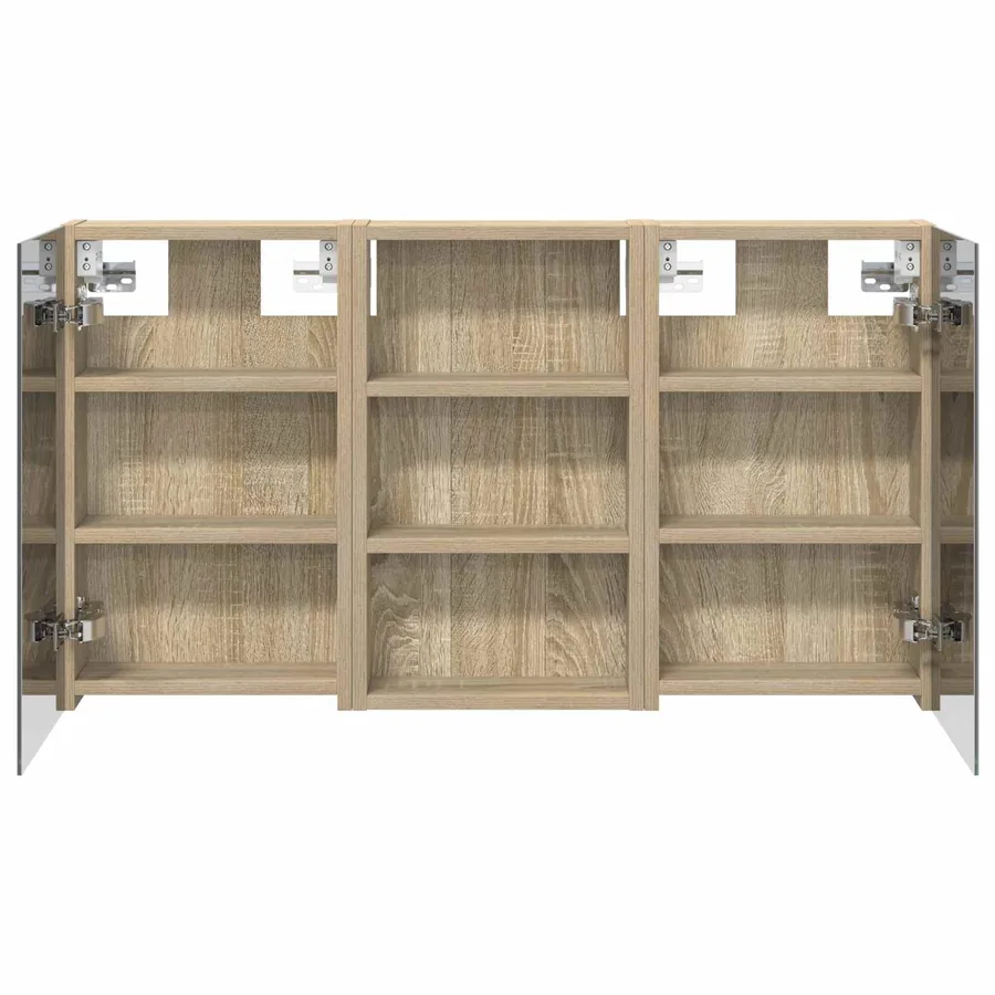 Ensemble de Meubles de Salle de Bain 3 pcs 90 x 10,5 x 50 cm - 7