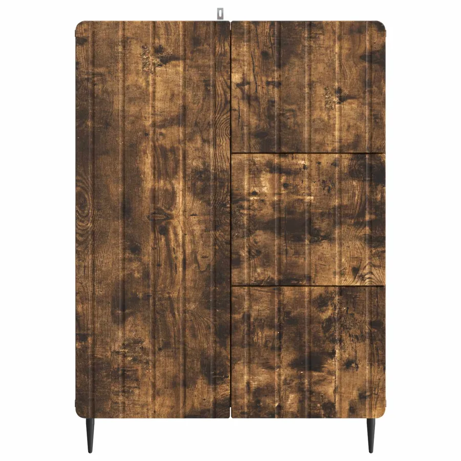 Buffet Chêne fumé 66 x 34,5 x 91,5 cm Bois d'ingénierie - 6