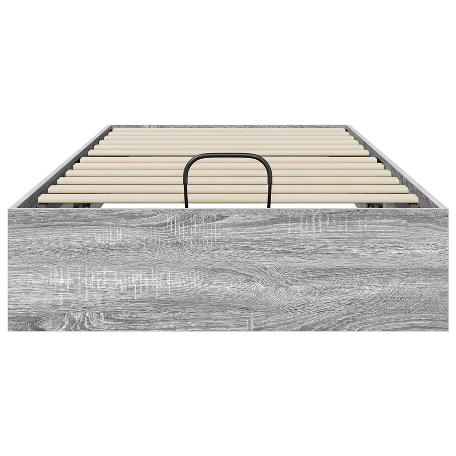 Cadre de lit ottoman avec stockage Gris Sonoma 193 x 90 x 25 cm - 5