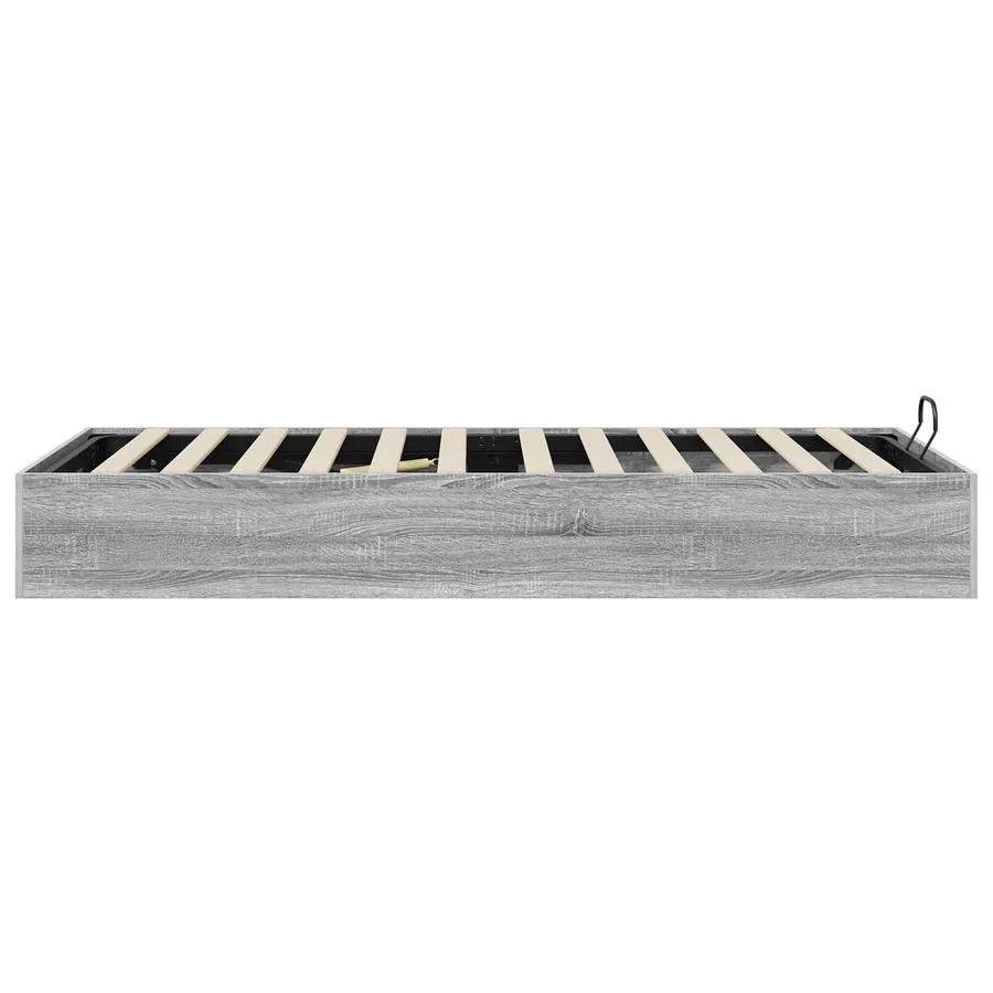 Cadre de lit ottoman avec stockage Gris Sonoma 193 x 90 x 25 cm - 6
