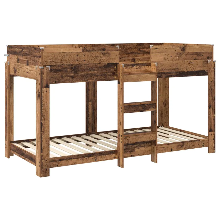 Lit Superposé pour Enfants Bois ancien 90 x 200 cm - 4