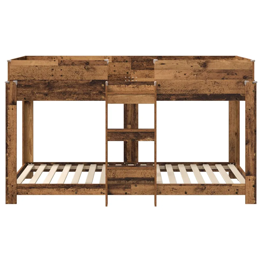Lit Superposé pour Enfants Bois ancien 90 x 200 cm - 5