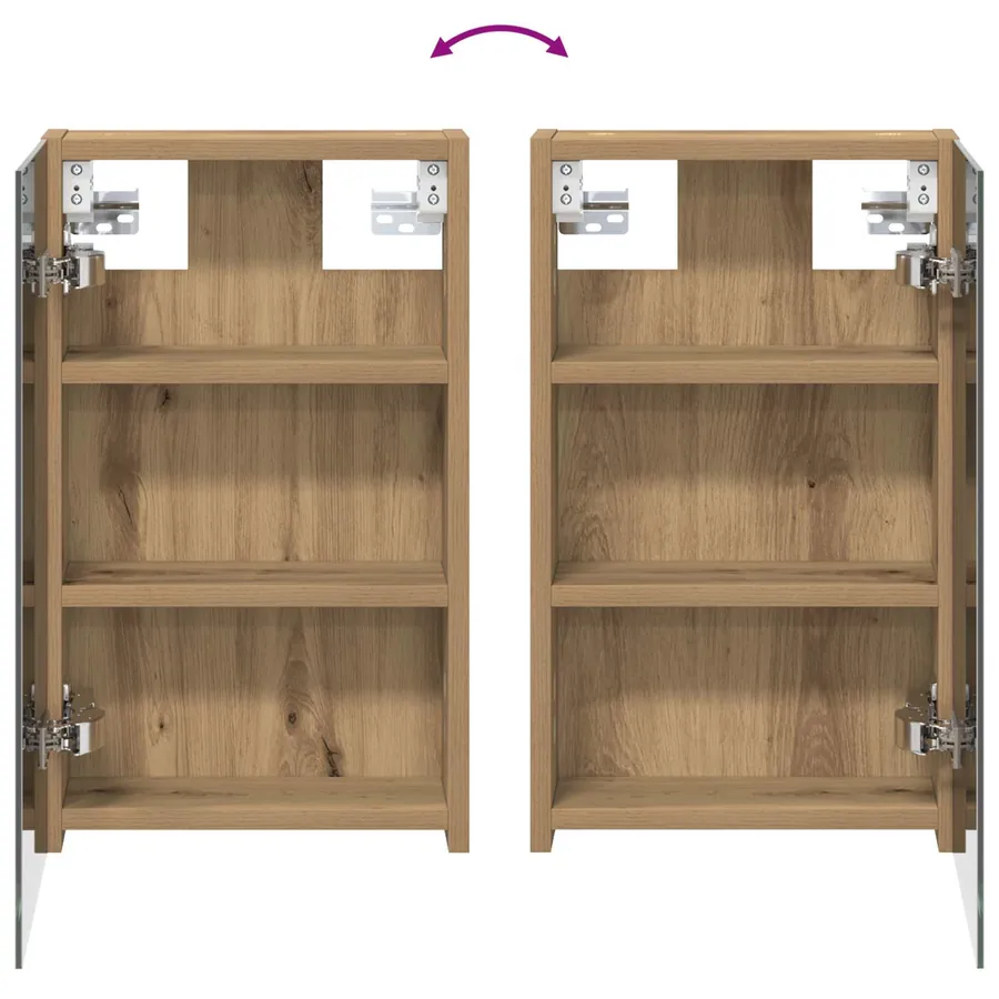 Ensemble de Meubles de Salle de Bain 3 pc 100 x 10,5 x 50 cm - 11