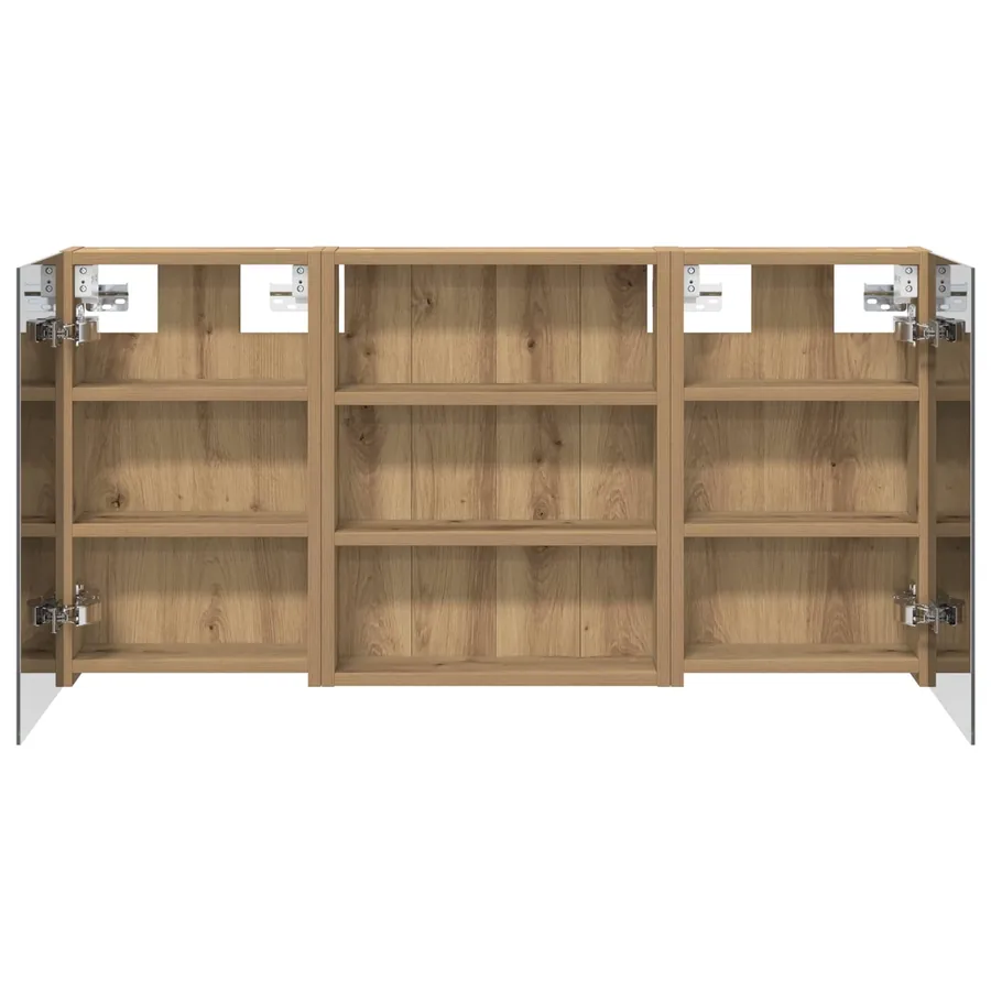 Ensemble de Meubles de Salle de Bain 3 pc 100 x 10,5 x 50 cm - 7
