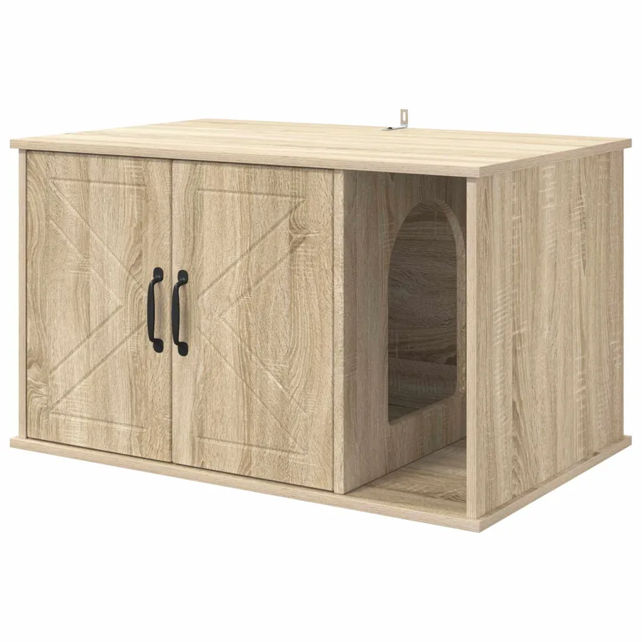 Maison pour chat Sonoma 85 x 55 x 50 cm Bois d'ingénierie - 2