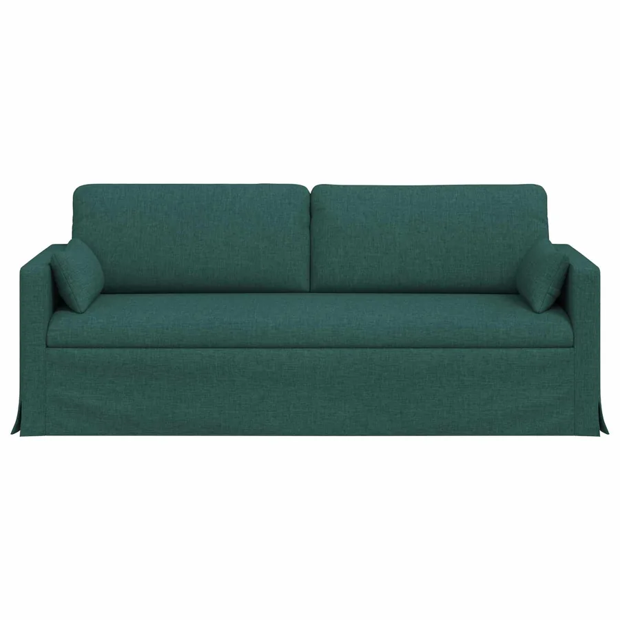 Canapé Vert foncé 198 x 78 x 80 cm tissu - 4