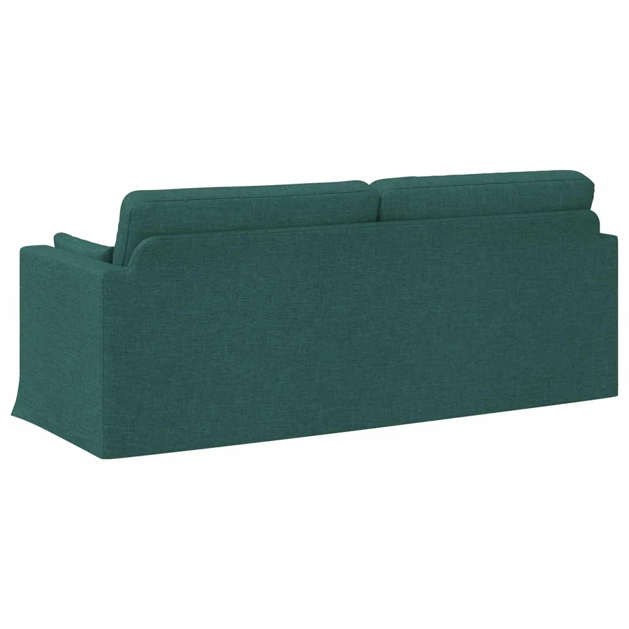 Canapé Vert foncé 198 x 78 x 80 cm tissu - 6