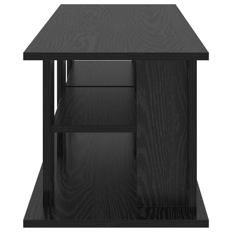 Support de télévision Chêne noir 96 x 35 x 33,5 cm - 6