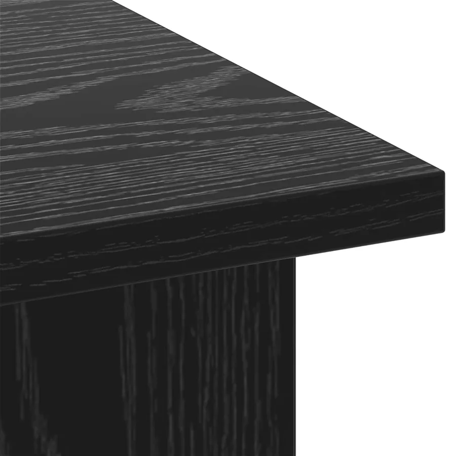 Support de télévision Chêne noir 96 x 35 x 33,5 cm - 8
