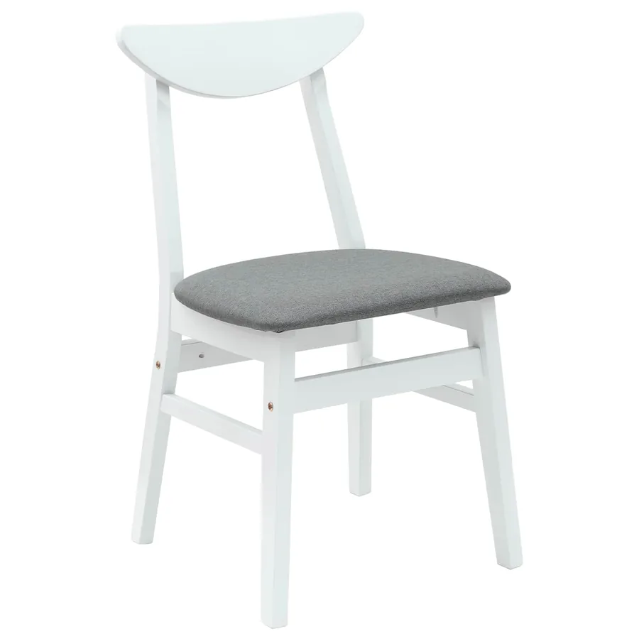 Chaises de salle à manger 2 pcs Blanc 42 x 47.5 x 81 cm - 4