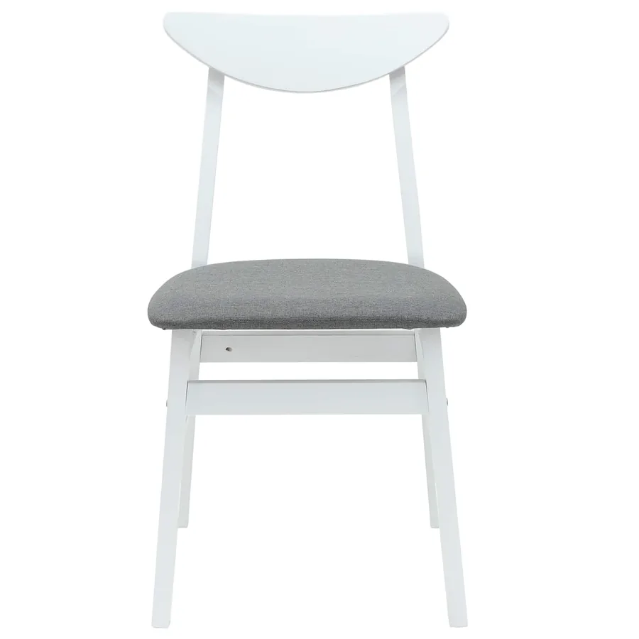 Chaises de salle à manger 2 pcs Blanc 42 x 47.5 x 81 cm - 5