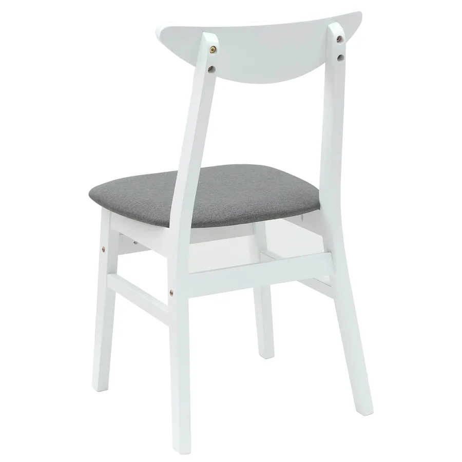 Chaises de salle à manger 2 pcs Blanc 42 x 47.5 x 81 cm - 7