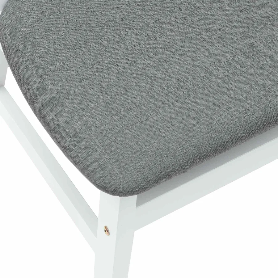 Chaises de salle à manger 2 pcs Blanc 42 x 47.5 x 81 cm - 9
