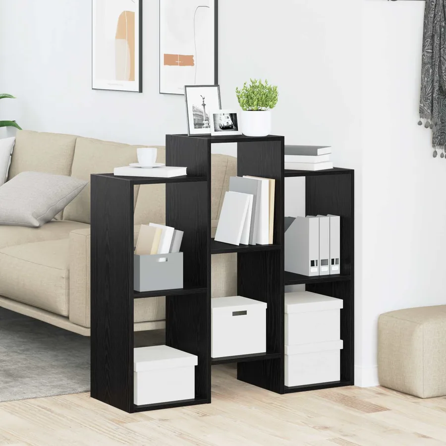 Buffet Chêne noir 90 x 30 x 90 cm - 4