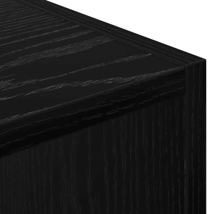 Buffet Chêne noir 90 x 30 x 90 cm - 7