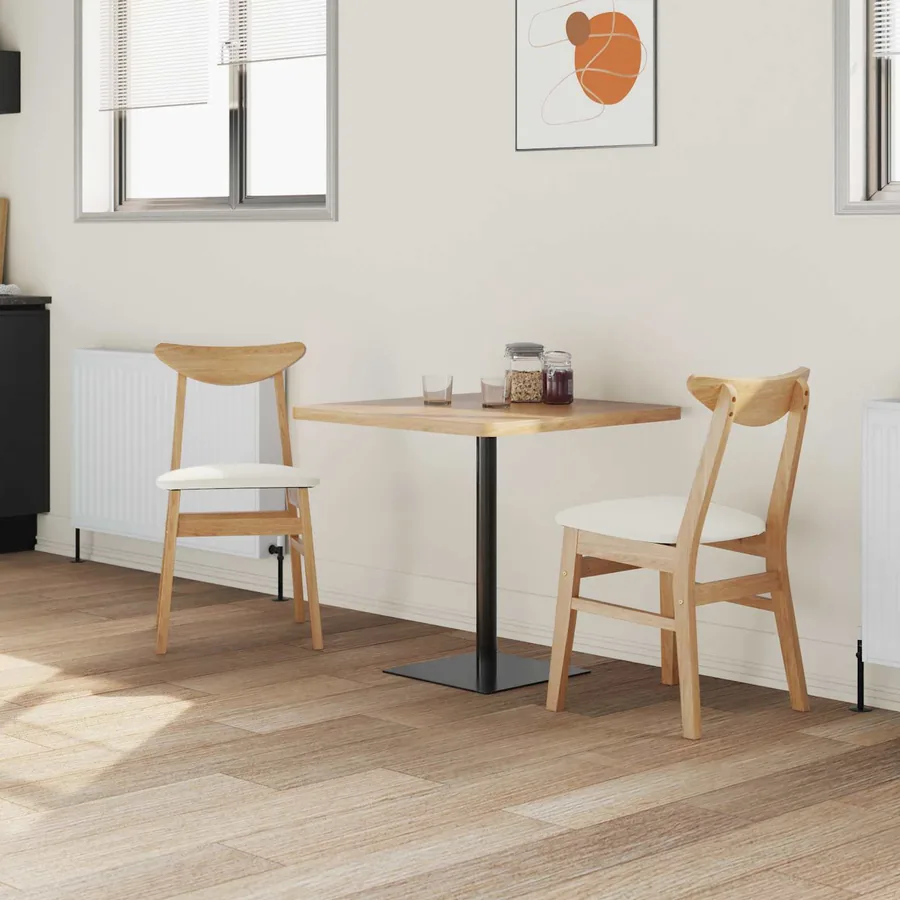 Chaises de salle à manger 2 pcs Naturel 42 x 47.5 x 81 cm - 3