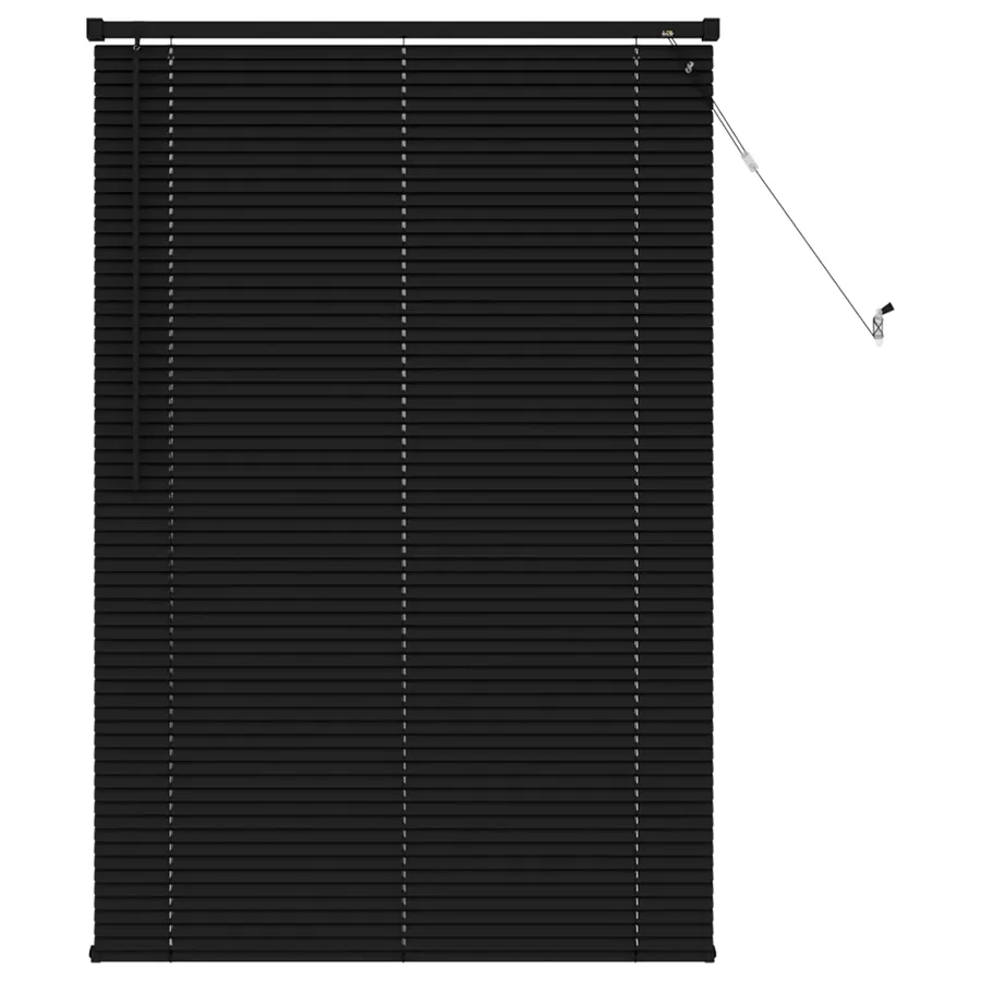 Store Vénitien Noir 150 x 80 cm 25 mm PVC - 2