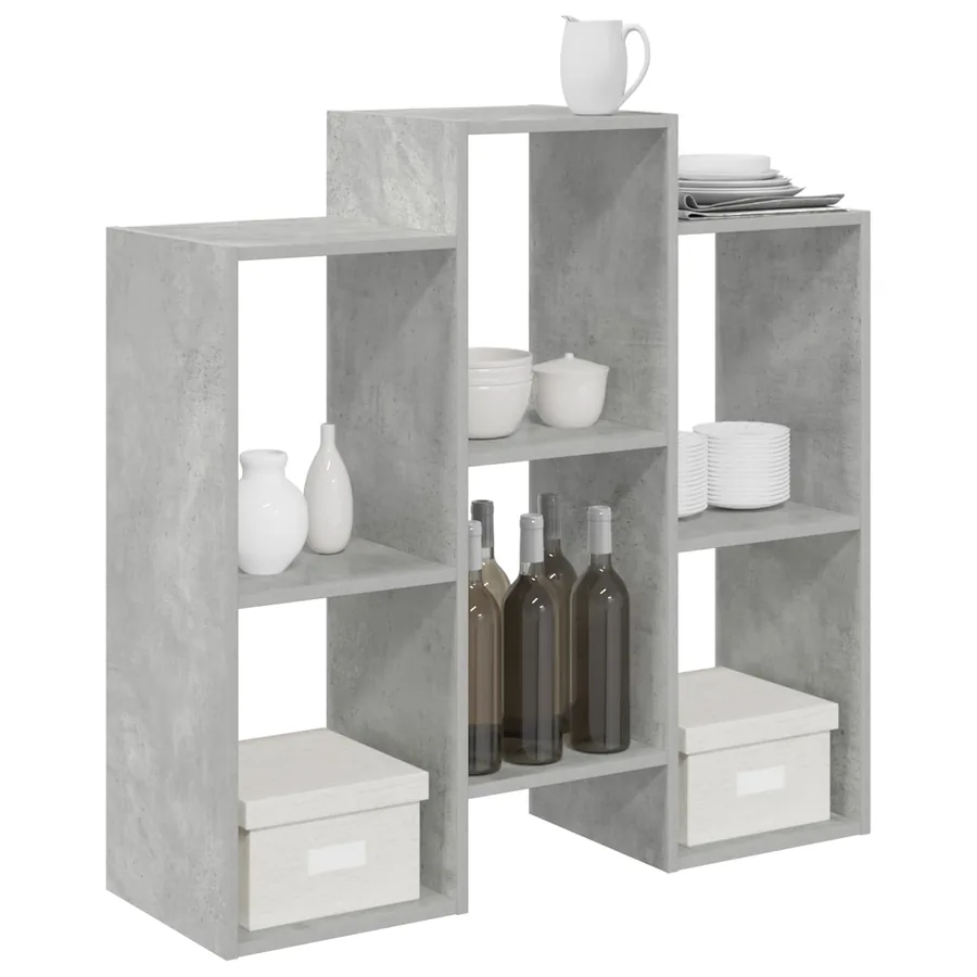 Buffet Gris béton 90 x 30 x 90 cm - 3