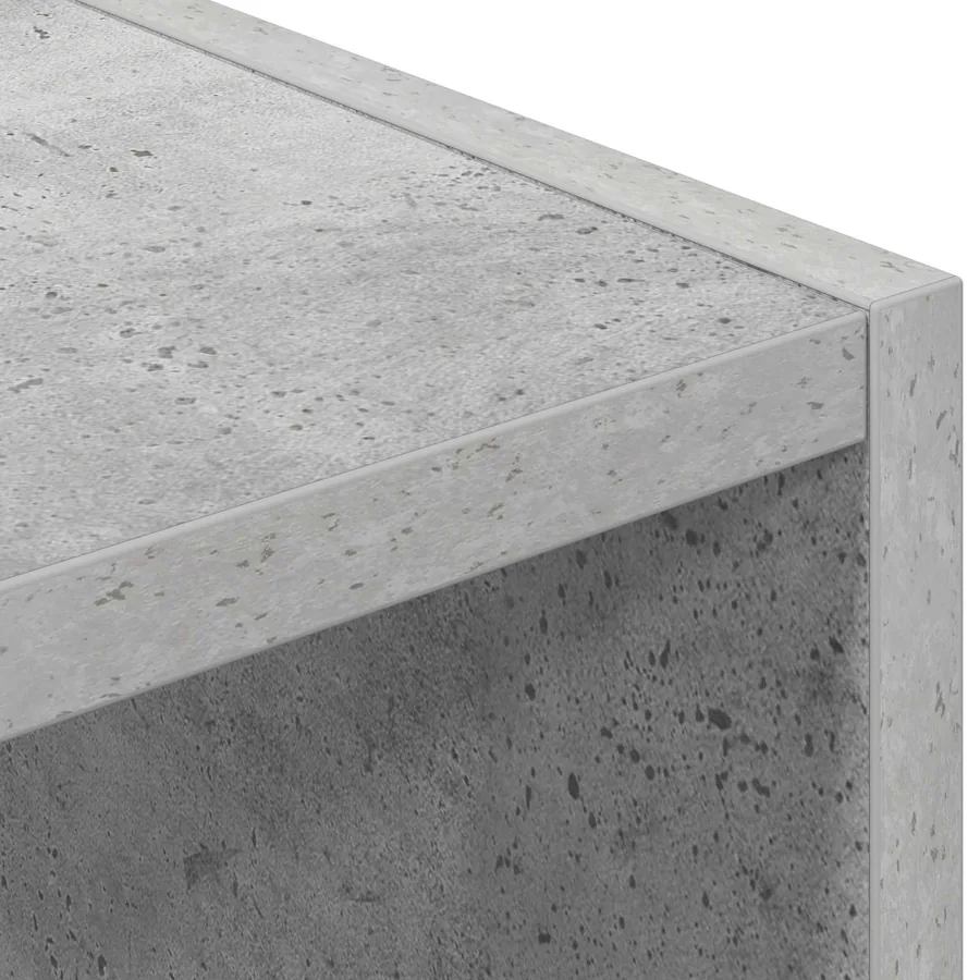Buffet Gris béton 90 x 30 x 90 cm - 7