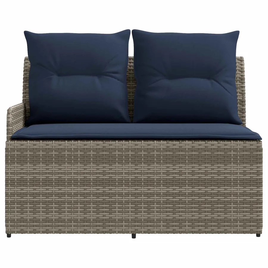 Canapé de jardin avec accoudoirs et table relevable 2 Pièce - 6
