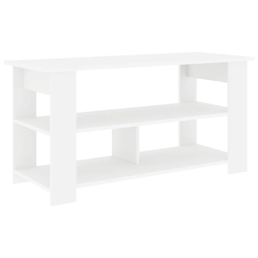 Support de télévision Blanc 100 x 40 x 50 cm - 2