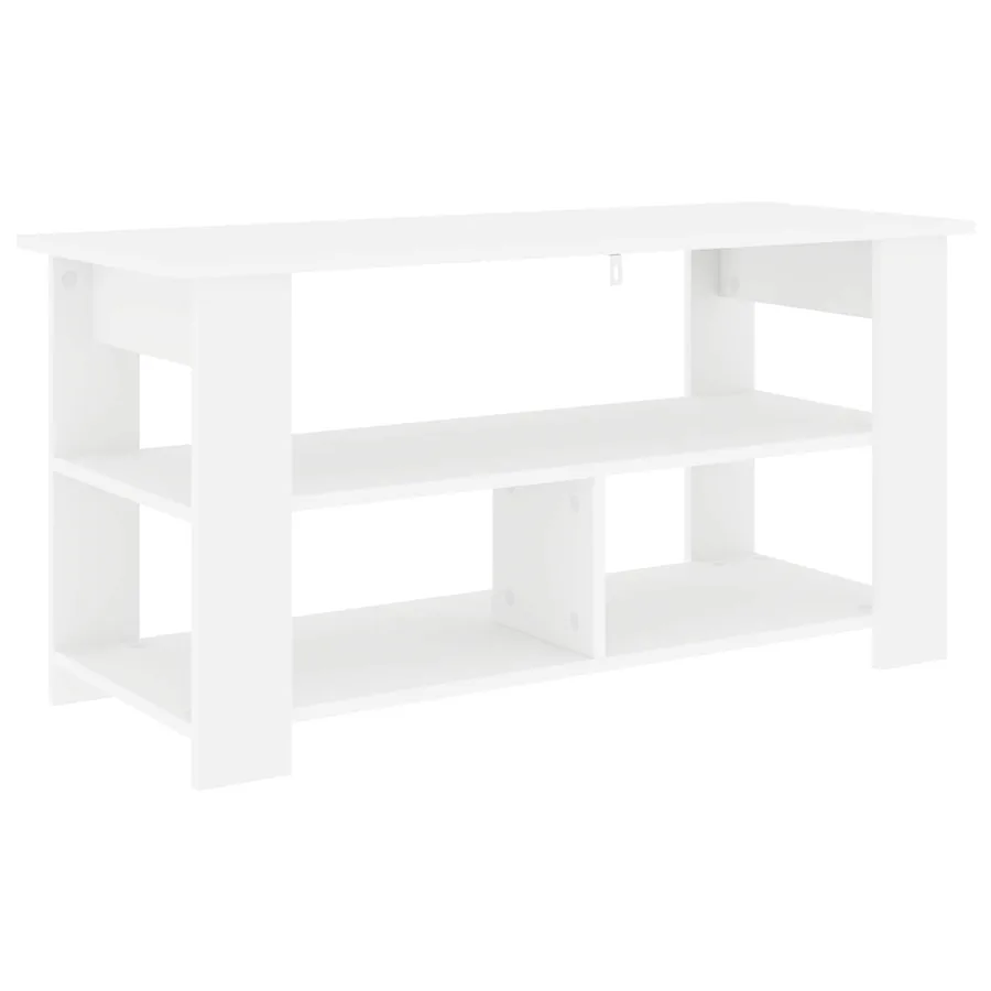 Support de télévision Blanc 100 x 40 x 50 cm - 7