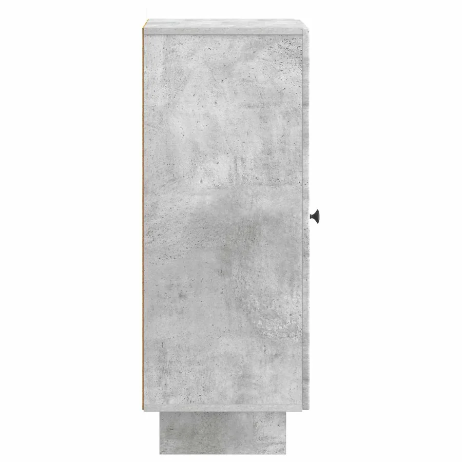 Buffet Gris béton 33 x 34,5 x 90 cm Bois d'ingénierie - 7