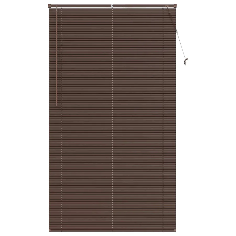 Store Vénitien Marron foncé avec motif 213 x 120 cm 25 mm PVC - 2