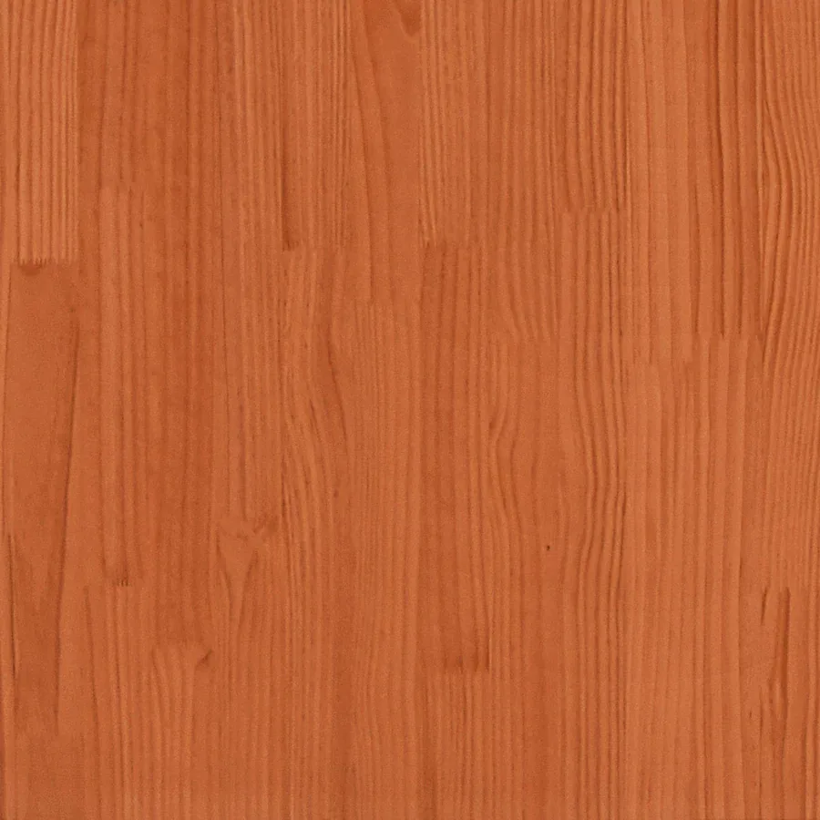 Cadre de lit avec tête de lit de rangement 2 pcs Cire marron - 10