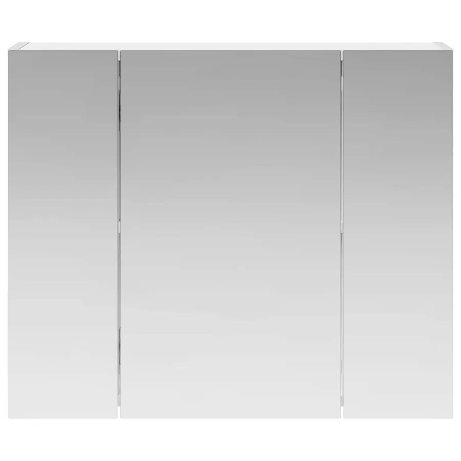 Armoire Miroir de Salle de Bain Blanc 60 x 14,5 x 50 cm - 5