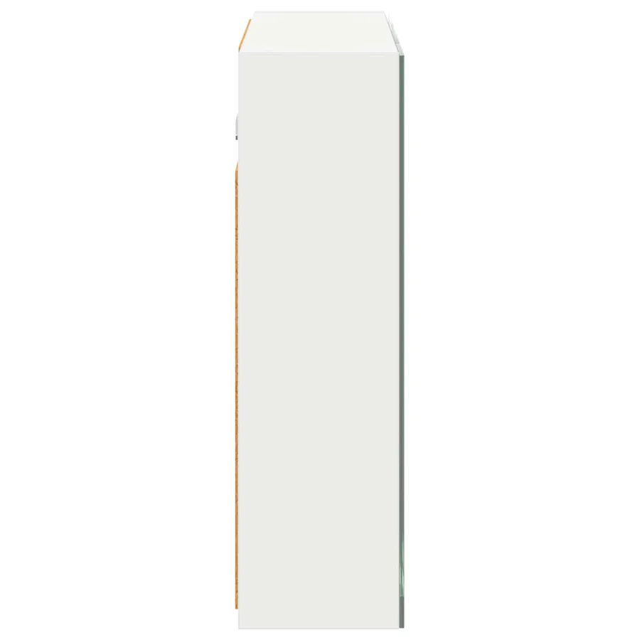 Armoire Miroir de Salle de Bain Blanc 60 x 14,5 x 50 cm - 7