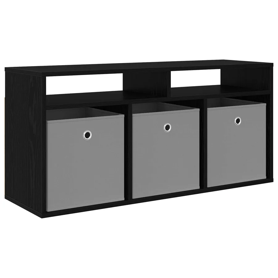 Basboard avec tiroir Chêne noir 102 x 32 x 48,5 cm - 2