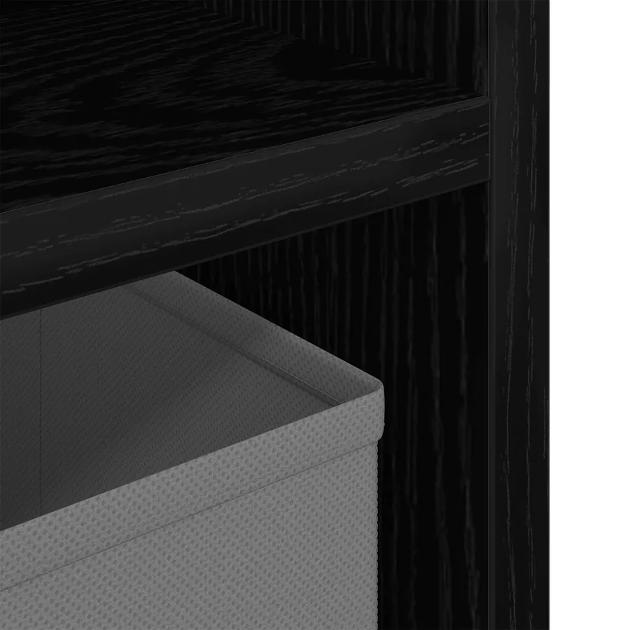 Basboard avec tiroir Chêne noir 102 x 32 x 48,5 cm - 8
