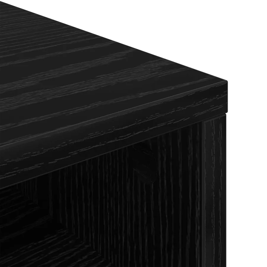 Basboard avec tiroir Chêne noir 102 x 32 x 48,5 cm - 9