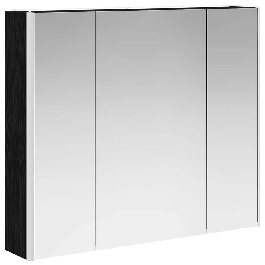 Armoire Miroir de Salle de Bain Chêne noir 83,5 x 15,5 x 70 cm - 5