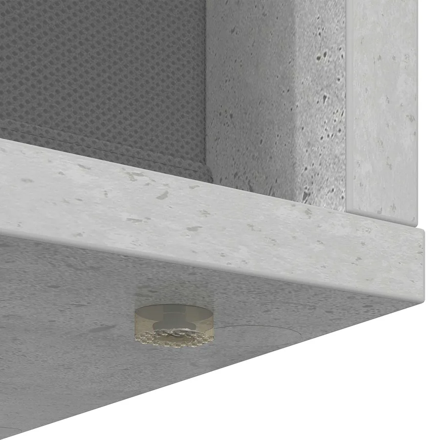 Buffet avec tiroir Gris béton 59,5 x 27 x 57 cm - 11