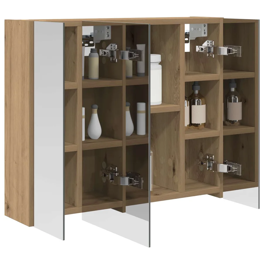 Armoire Miroir de Salle de Bain Chêne artisan 60 x 14,5 x 50 cm - 3