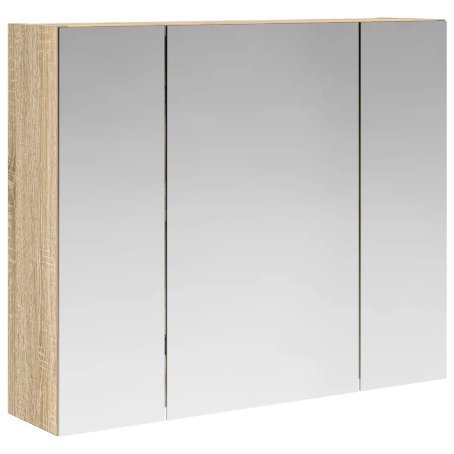 Armoire Miroir de Salle de Bain Chêne Sonoma 60 x 14,5 x 50 cm - 2