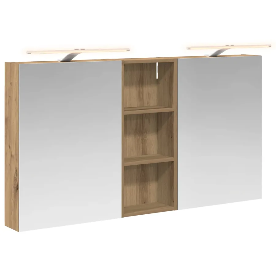 Ensemble de Meubles de Salle de Bain 3 pc 130 x 14,5 x 70 cm - 2