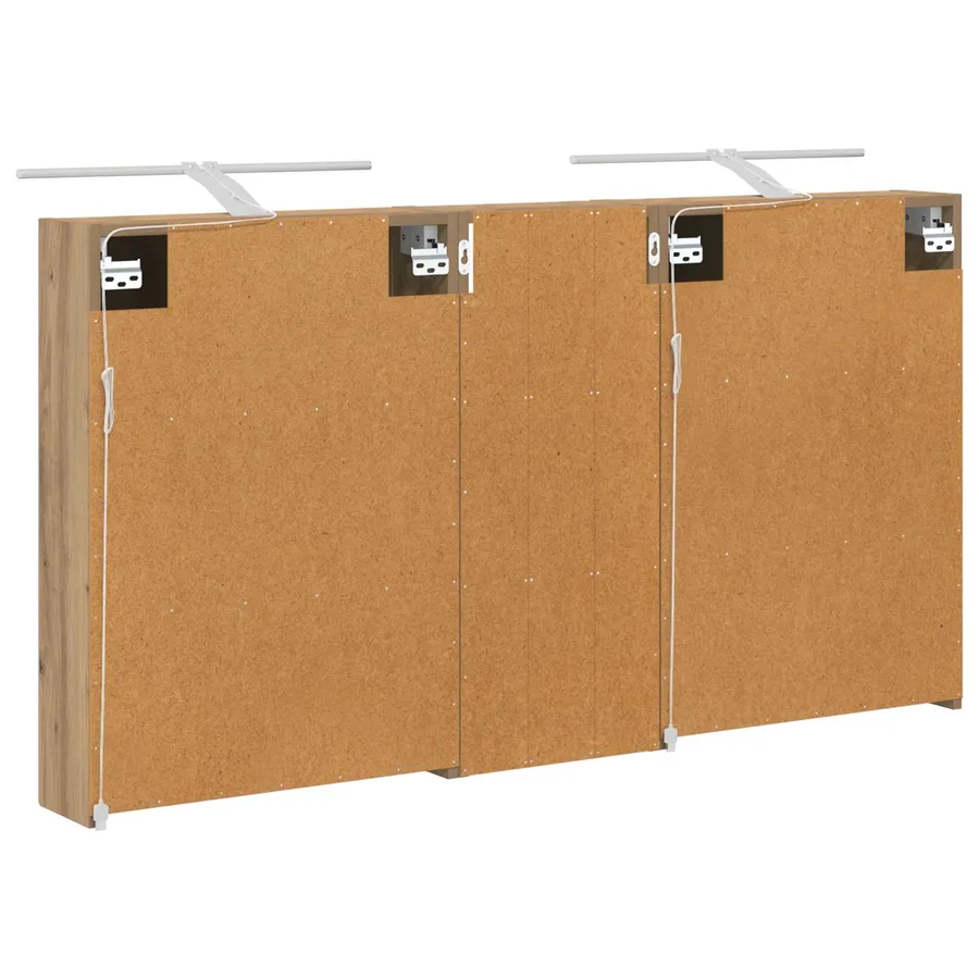 Ensemble de Meubles de Salle de Bain 3 pc 130 x 14,5 x 70 cm - 9