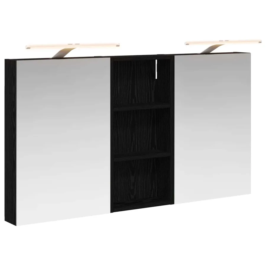 Ensemble de Meubles de Salle de Bain 3 pcs 110 x 10,5 x 60,5 cm - 2