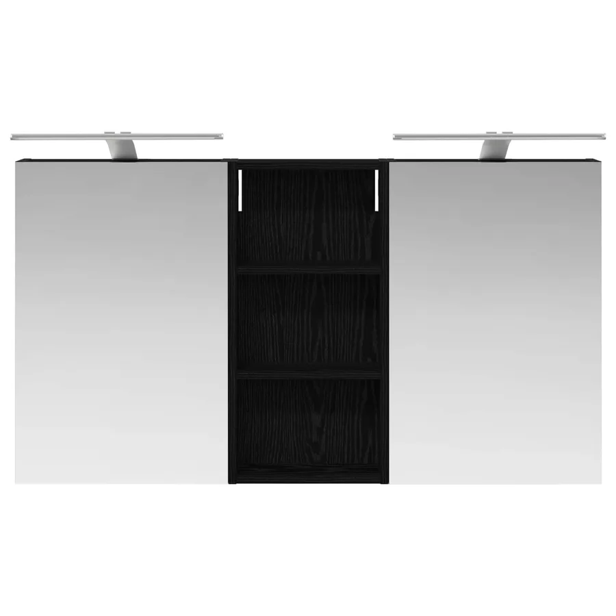 Ensemble de Meubles de Salle de Bain 3 pcs 110 x 10,5 x 60,5 cm - 6