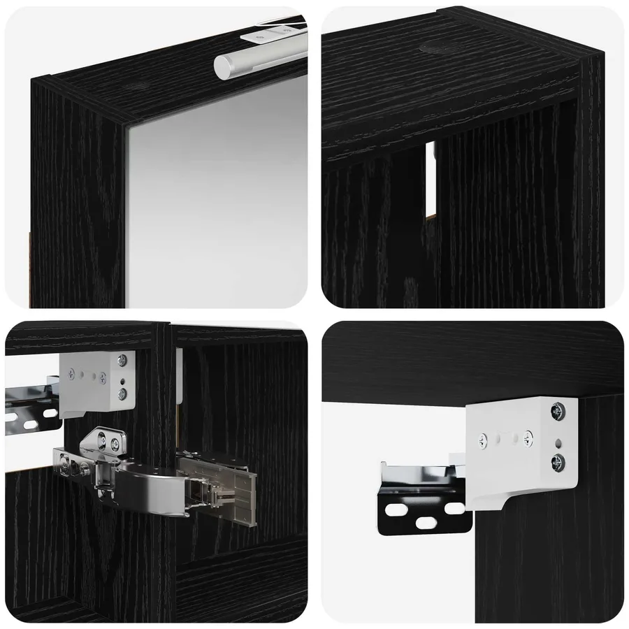 Ensemble de Meubles de Salle de Bain 3 pcs 110 x 10,5 x 60,5 cm - 8