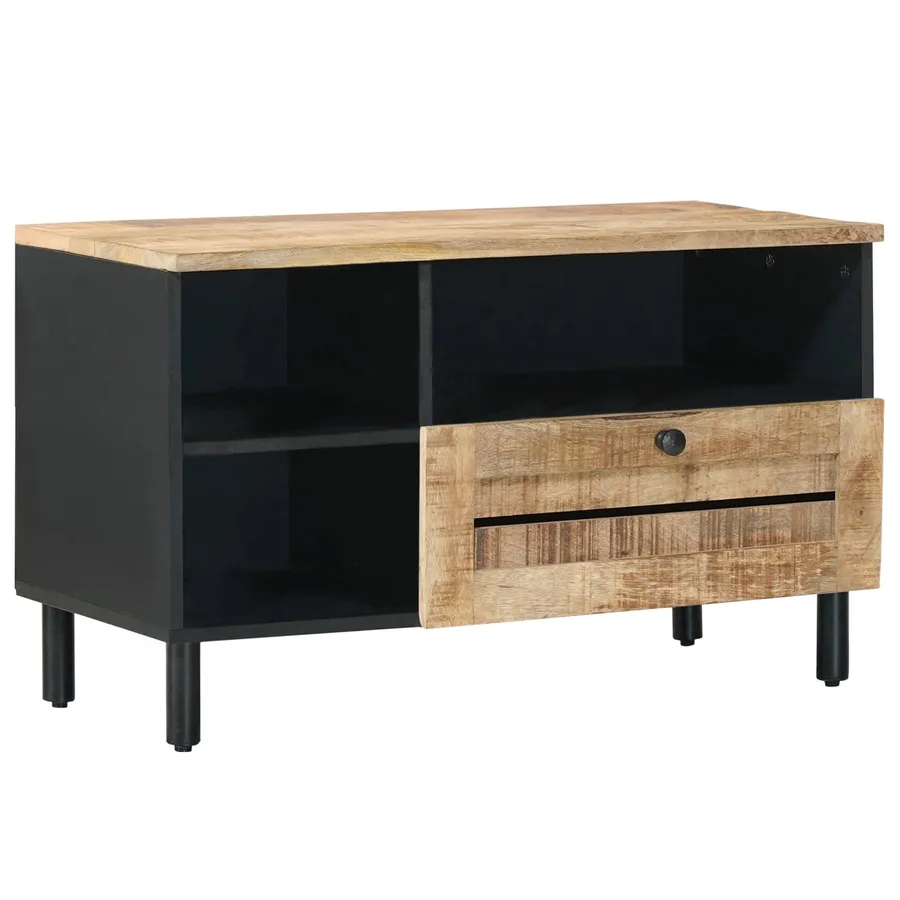 Armoires de rangement avec tiroir Marron 80 x 33,5 x 46 cm - 2